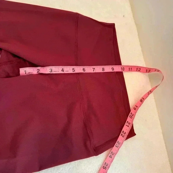 NOBULL High Rise Matte Tight 21" Cabernet size S - Picture 11 of 12